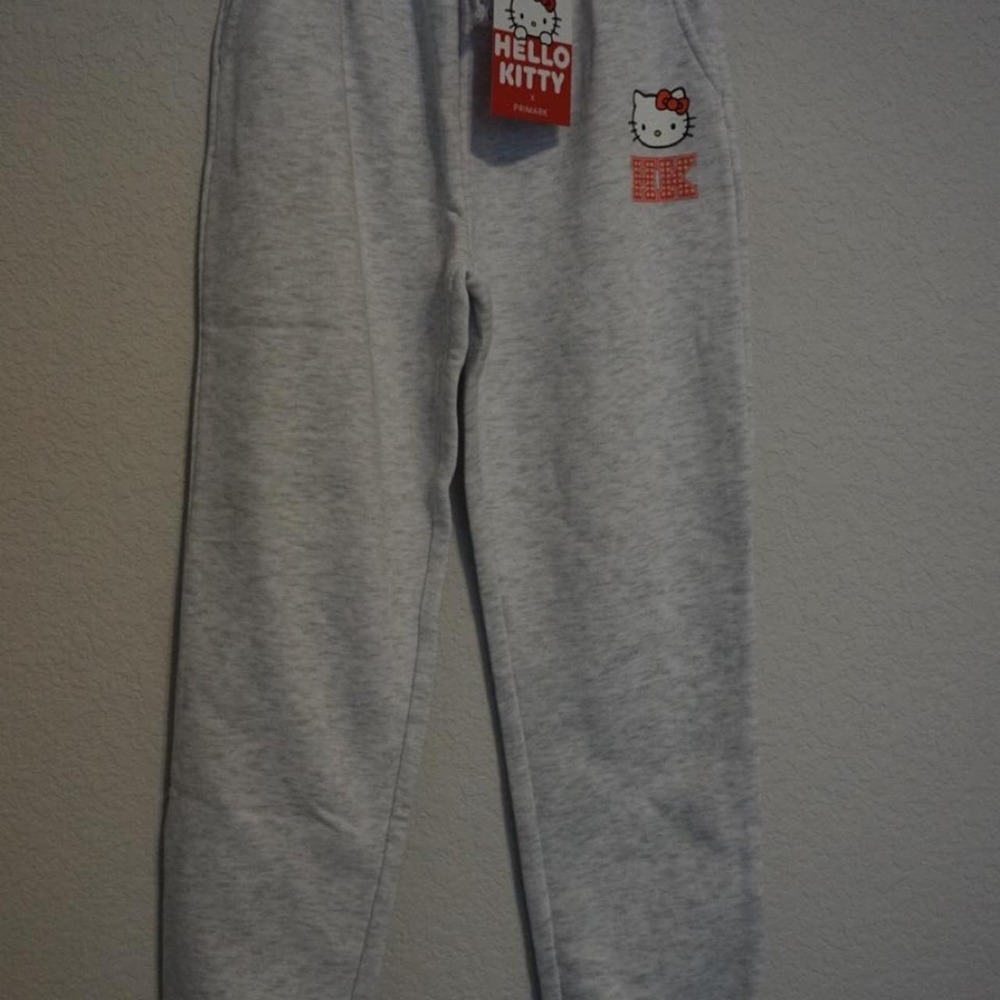 Primark Hello Kitty Grey Marl Joggers, Juniors 10/11